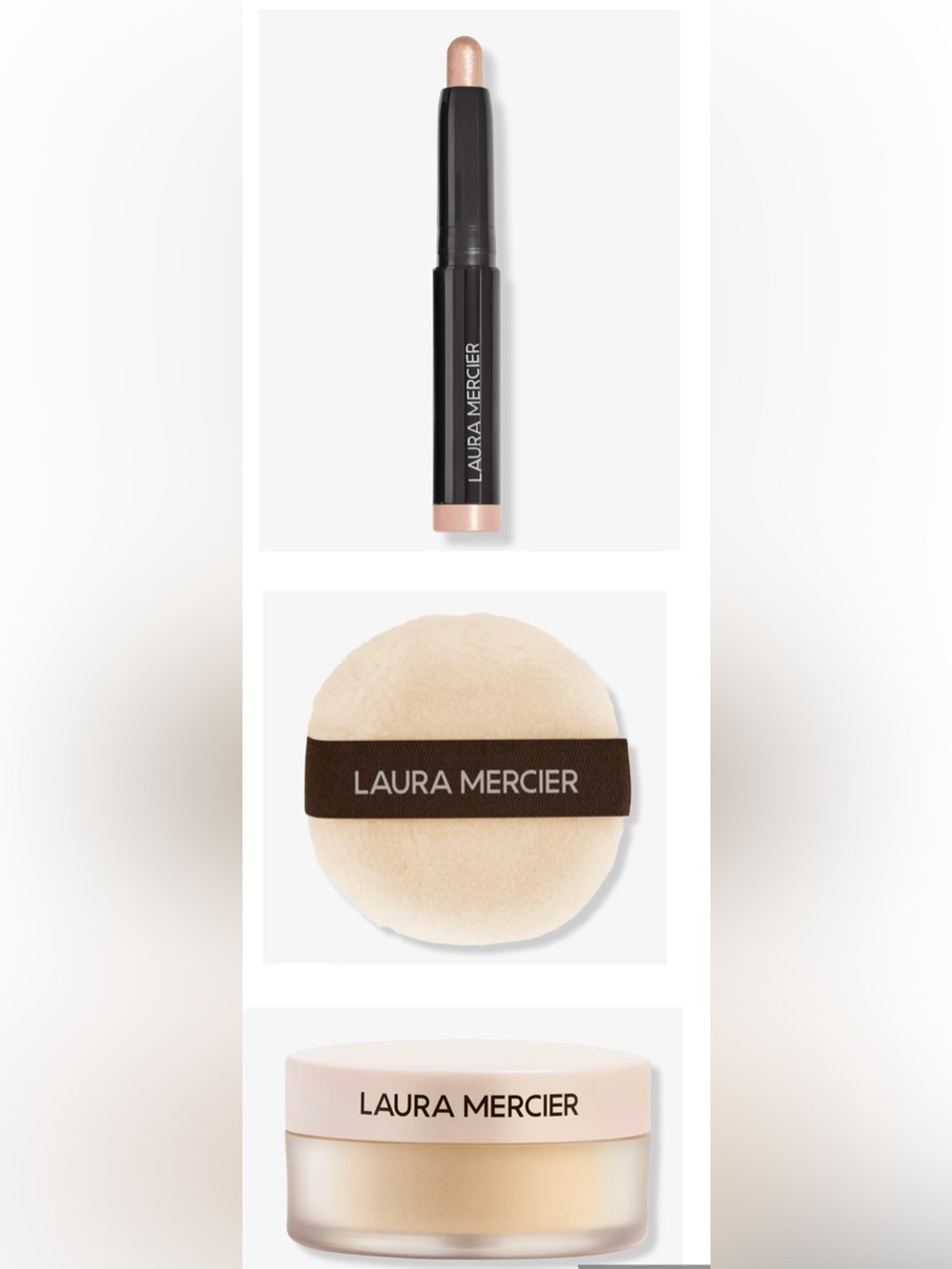 Laura Mercier 3 Piece Makeup Set